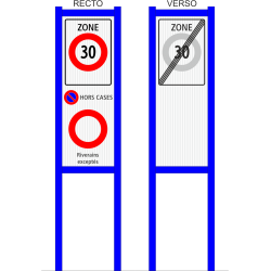 Entrée Zone 30 combiné type 1 2